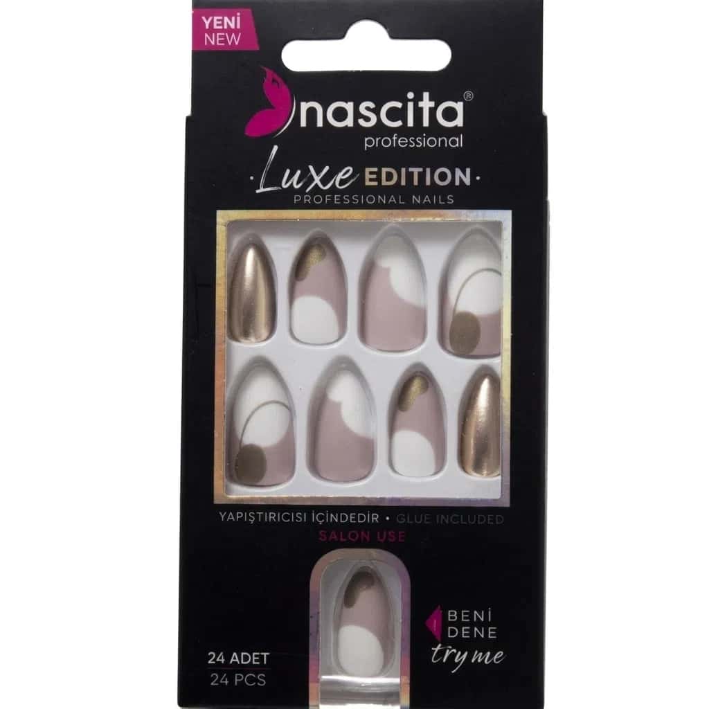 Nascita Luxe Edition Almond Shaped Artificial Nails - Tenderyard