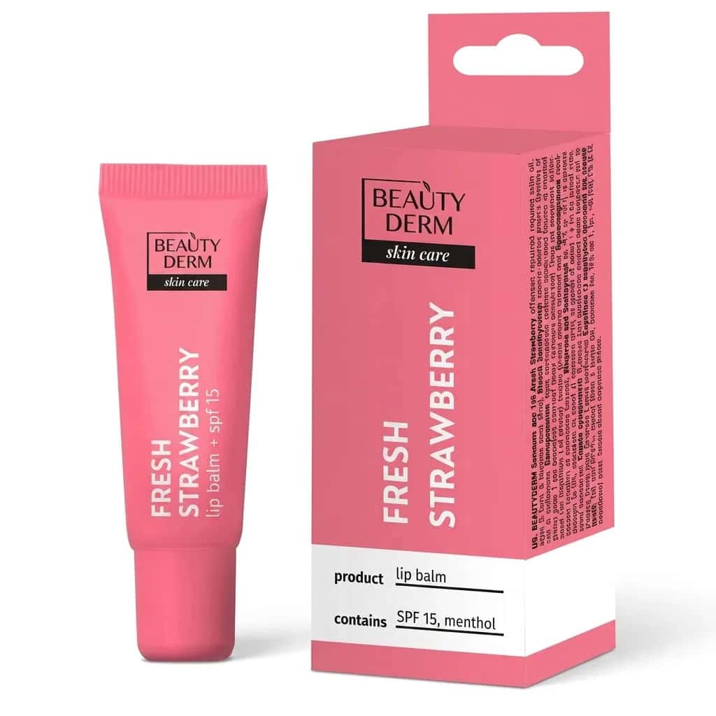 Beautyderm Fresh Strawberry Dodaq Balzamı 10 ml - Tenderyard