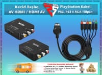 PlayStation 2 və 3 üçün HDMI Adapter və Kabel Aksesuarları — şəkil 4