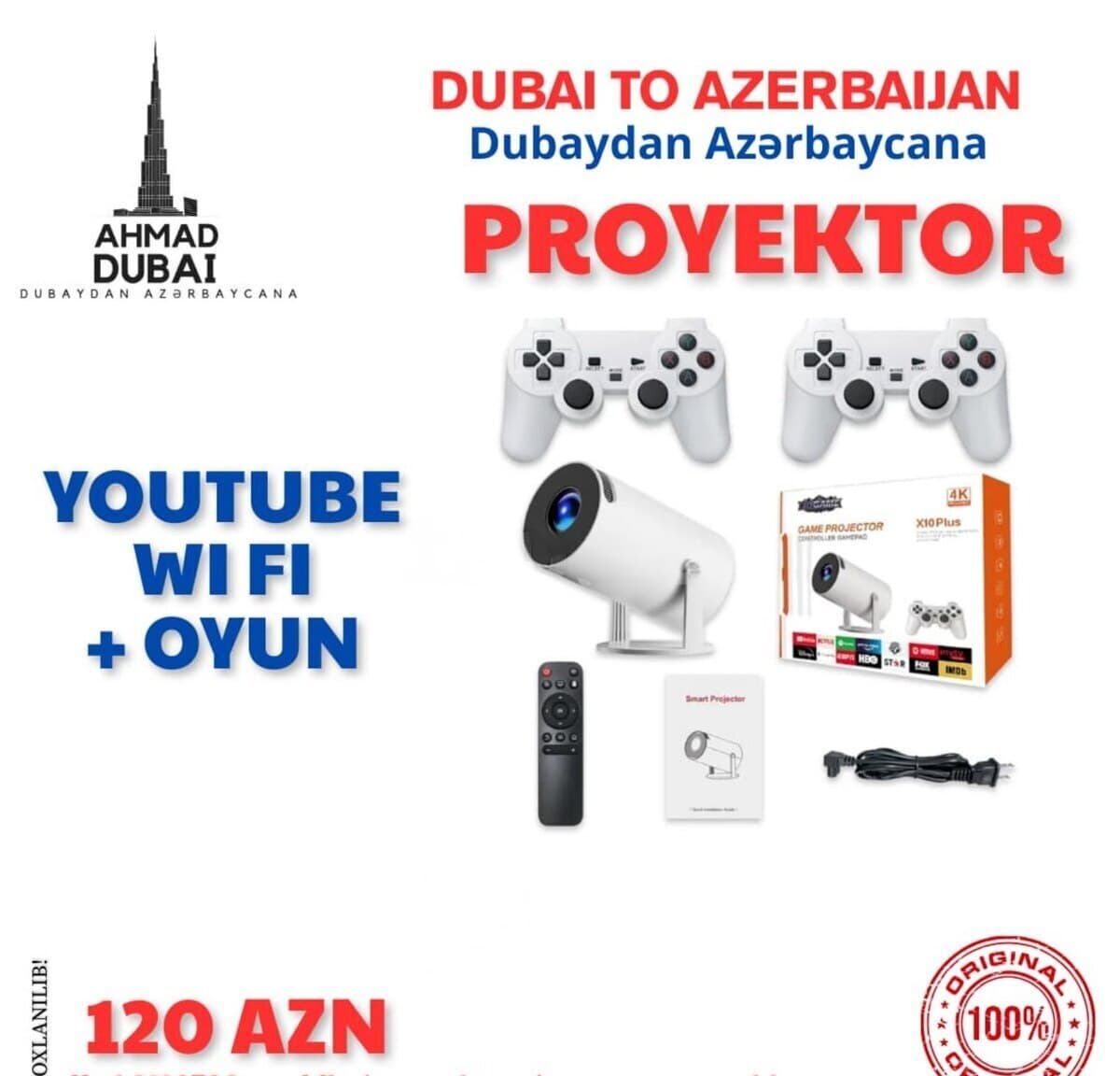 Proyektor Wi-Fi Game