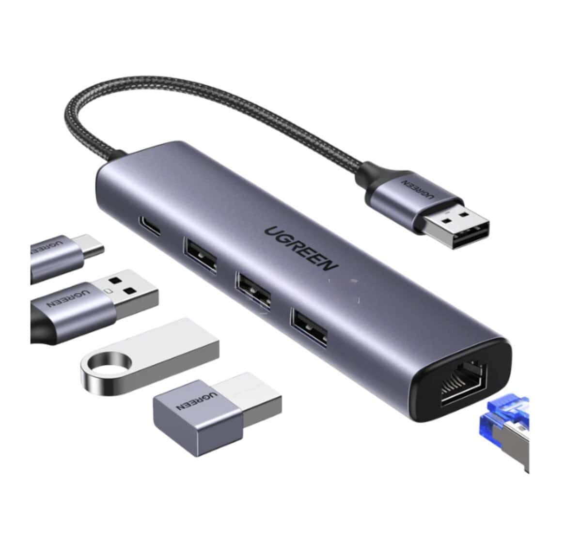 USB Hub Ugreen 5-in-1 Type-C CM475 - Tenderyard