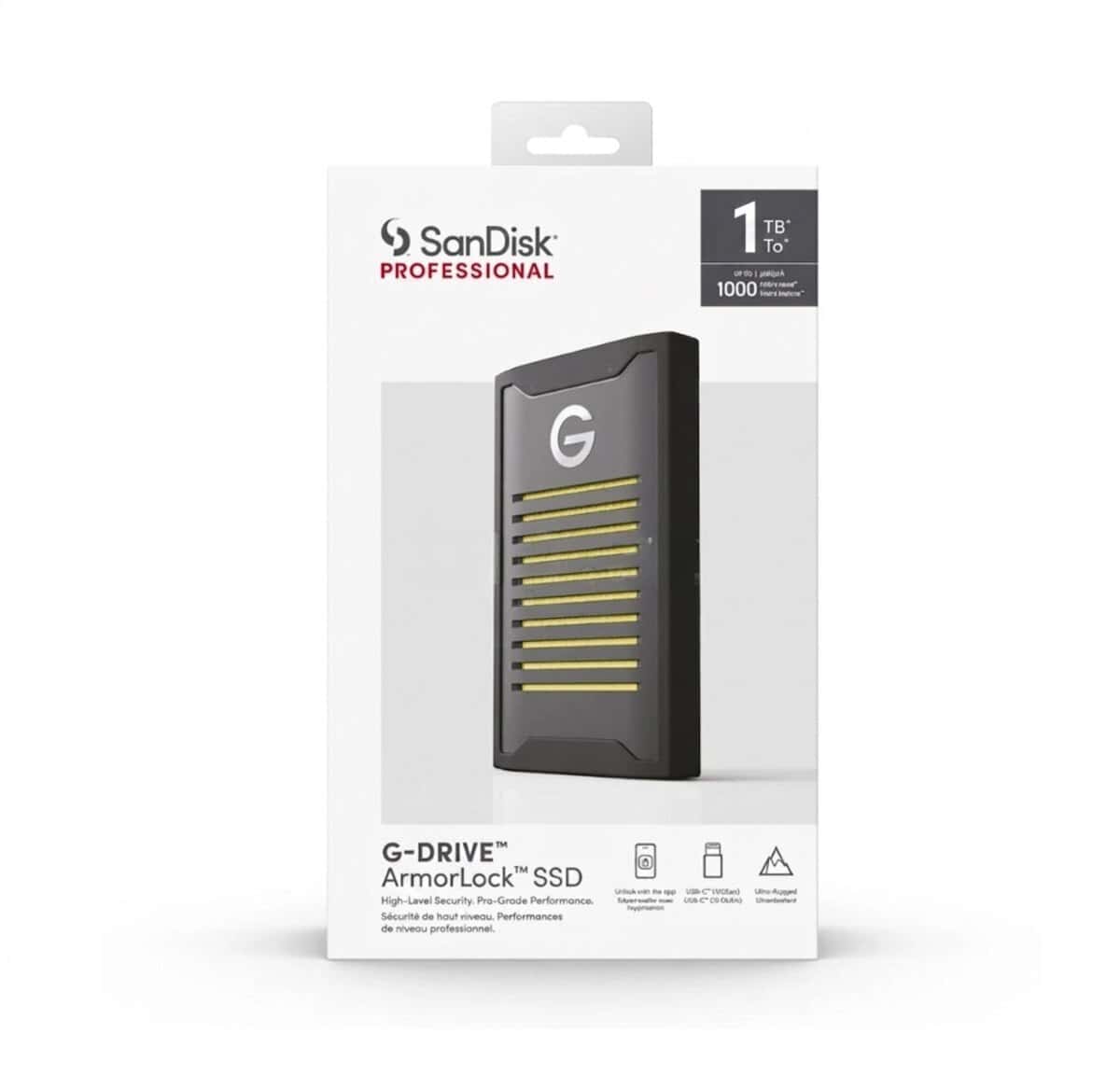 Xarici SSD SanDisk Professional G-DRIVE ArmorLock 2TB - Tenderyard