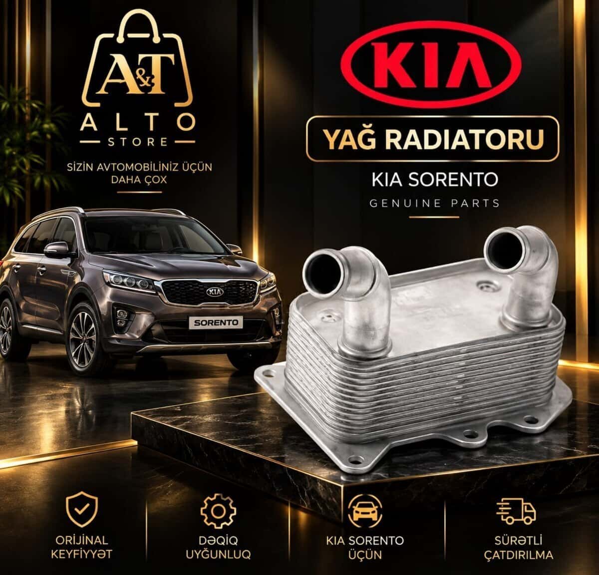 Oil cooler Kia Sorento - Tenderyard