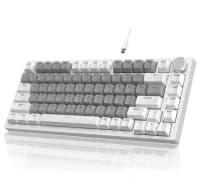 Mexaniki klaviatura Ajazz AK820 White-Gray — şəkil 2