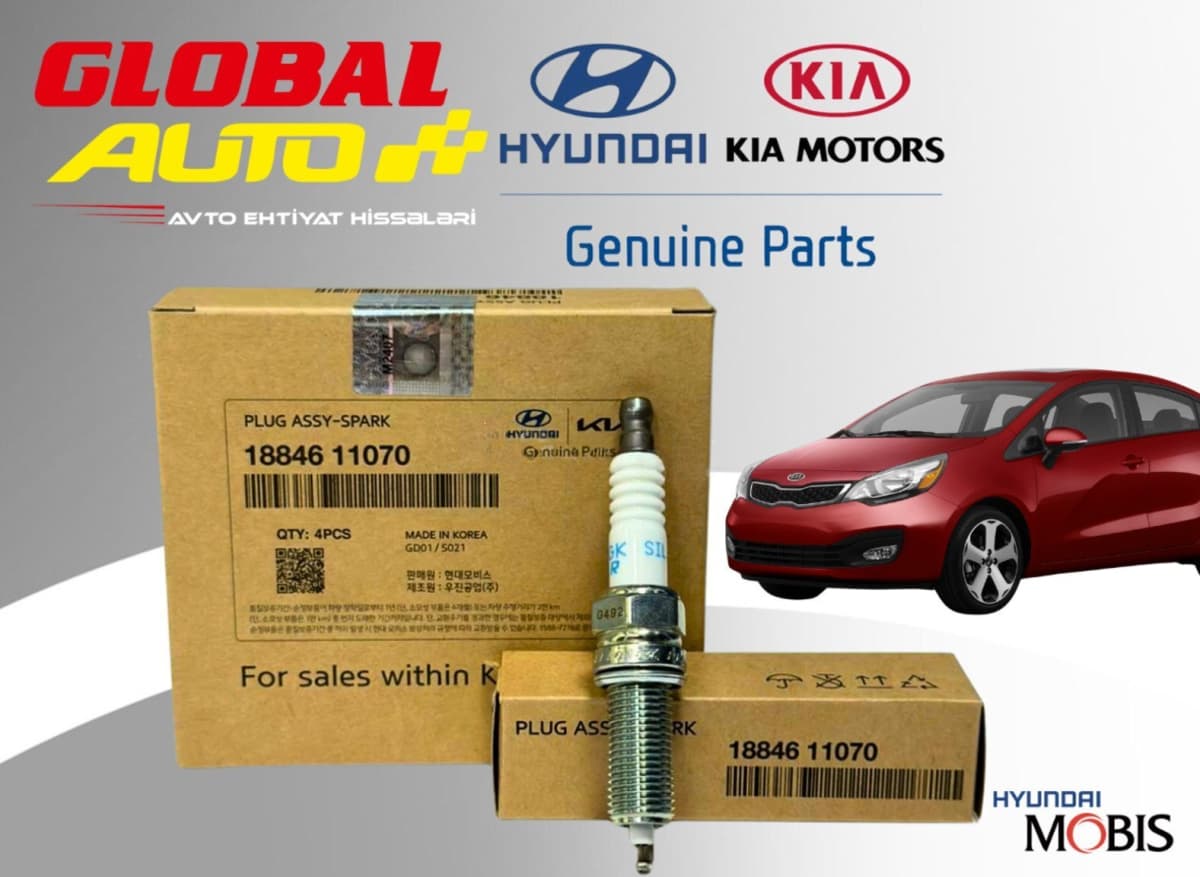 Alışdırma şamı Kia Rio 2011-2016