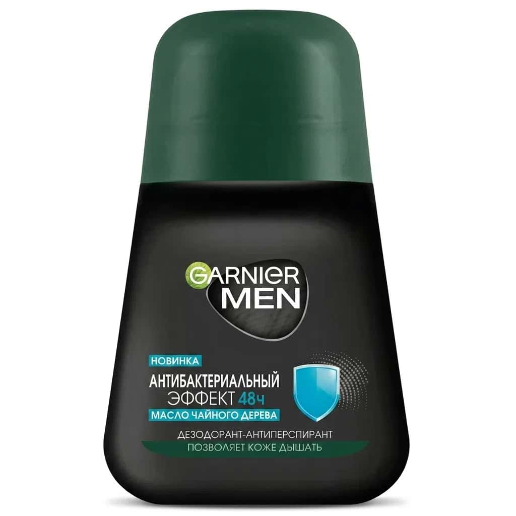 Garnier Men Антибактериальный роликовый дезодорант 50 мл - Tenderyard