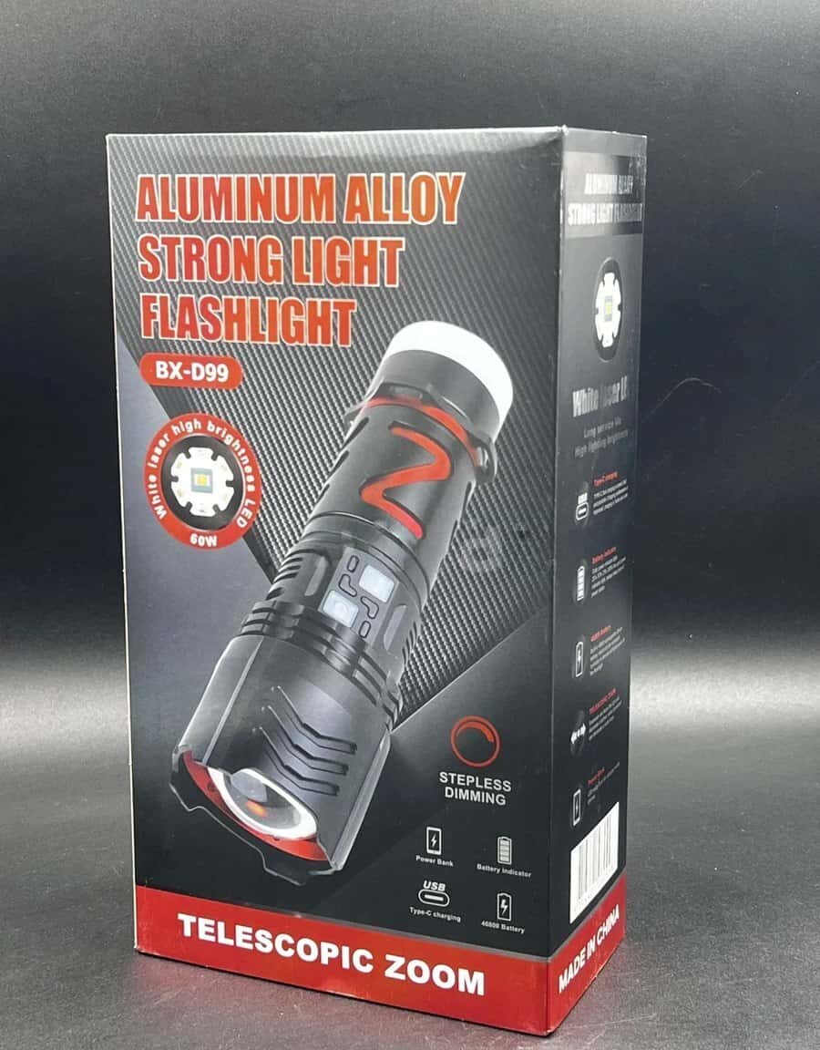 Flashlight BX-D99 60W USB Type-C - Tenderyard