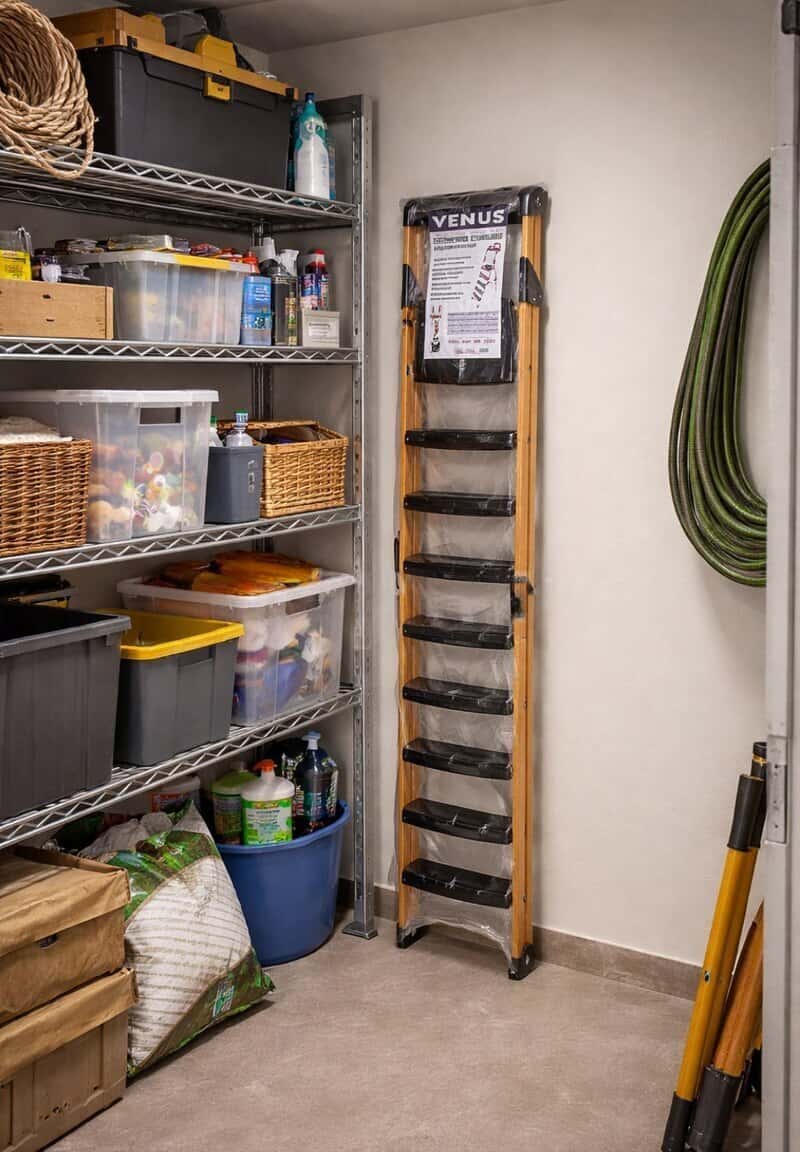 Folding iron ladder in various sizes - Tenderyard