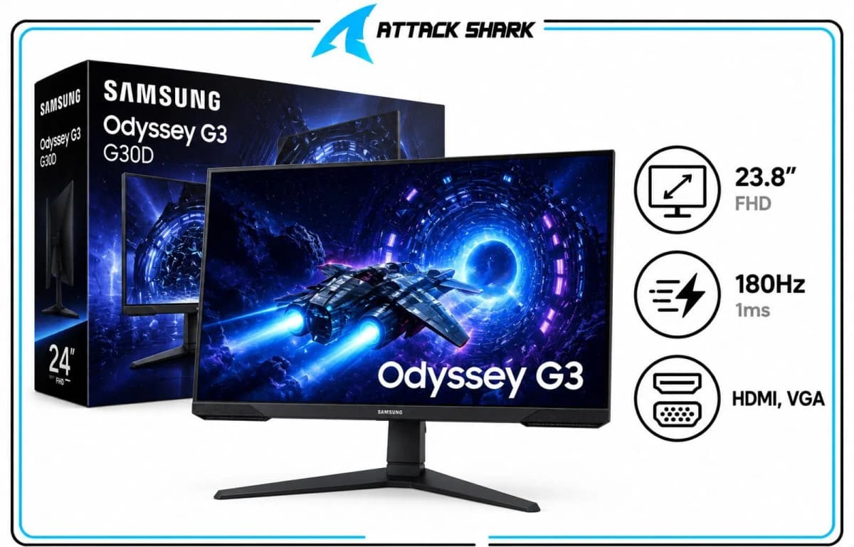 Monitor Samsung Odyssey G3 G30D 23.8 FHD