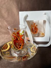 Fincan-stəkan Şüşə material — şəkil 1
