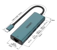 USB Hub Onten UC122 6-in-1 — şəkil 4