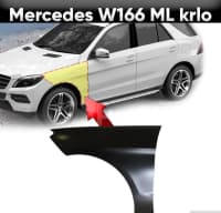 Qanad Mercedes W166 ML — şəkil 4
