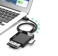 Kart oxuyucu Ugreen USB 3.0 All-in-One 50cm CR125 — şəkil 8