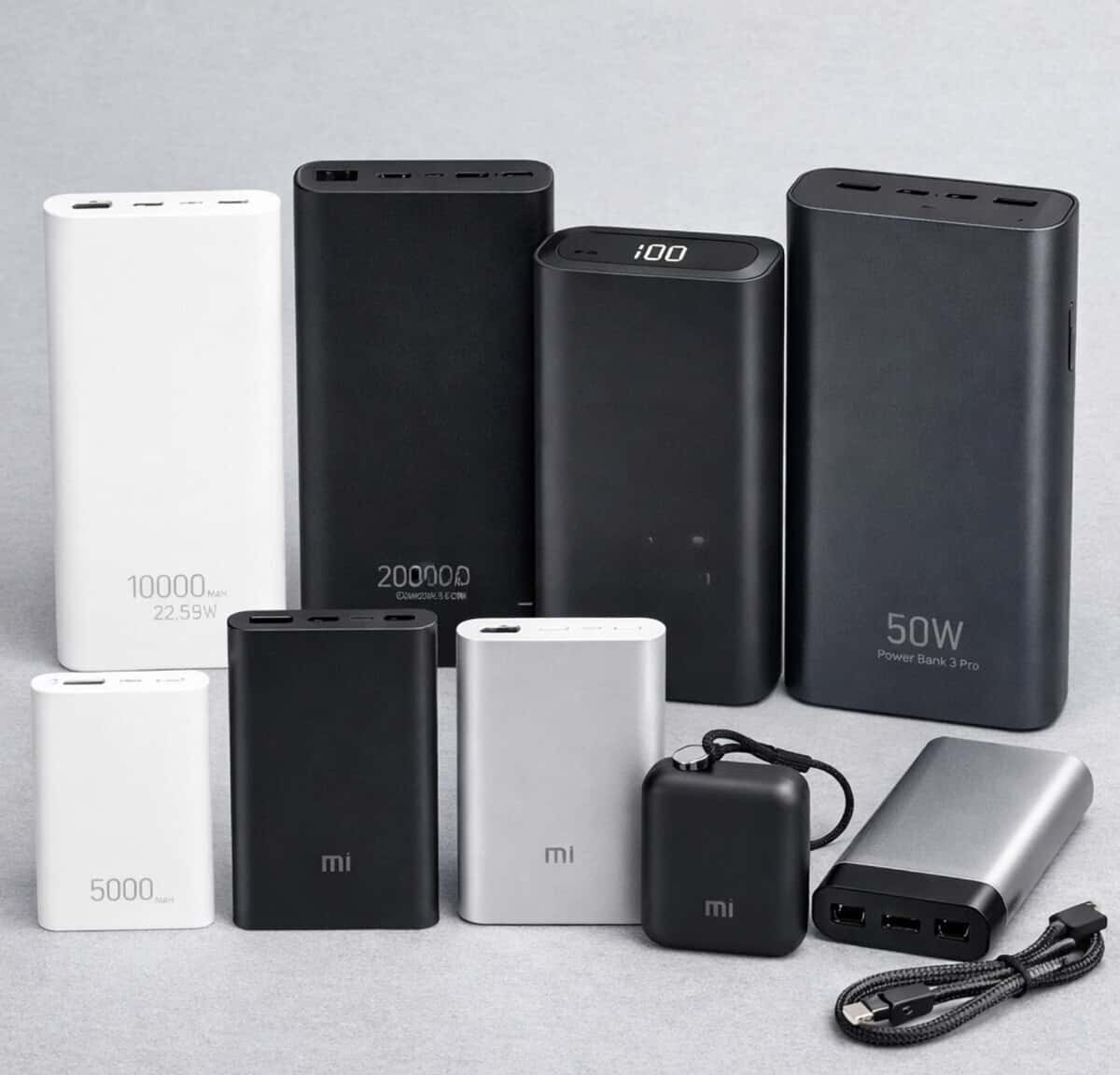 2,000–5,000 mAh power bank, Black color - Tenderyard