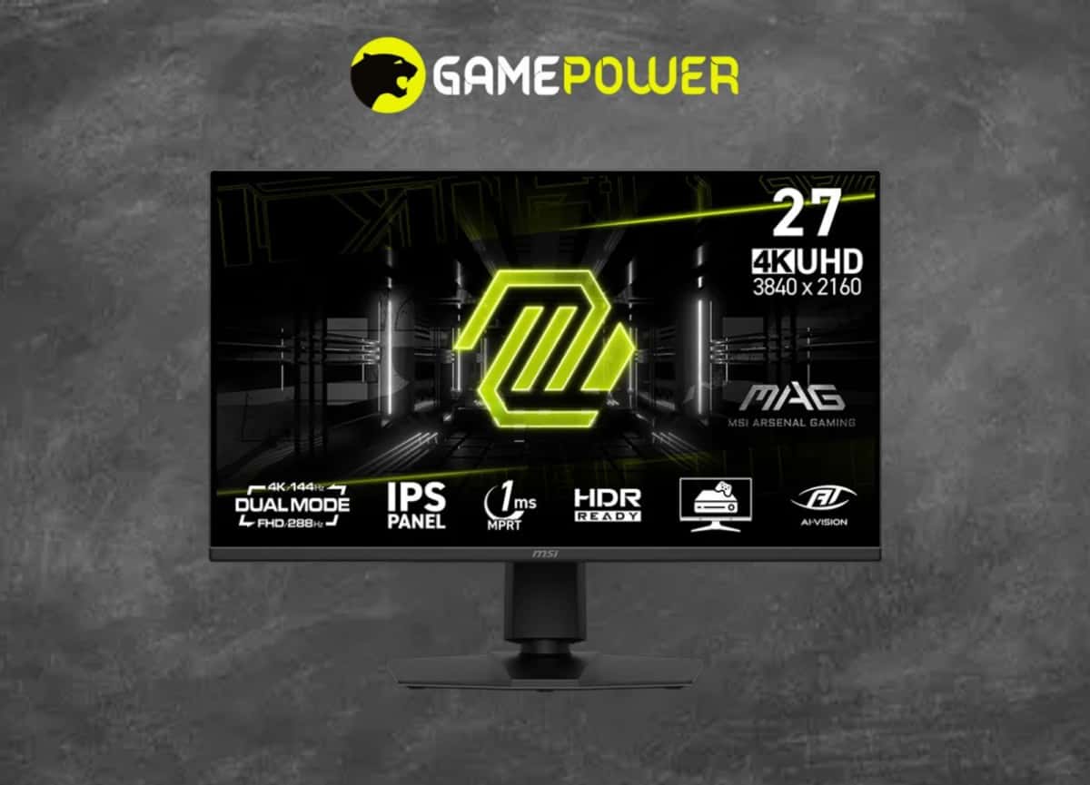 MSI MAG 275UPD E14 27" 4K/FHD Dual Mode Gaming Monitor - Tenderyard