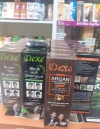 saç qaraldan şampun "dexe black hair shampoo 400 ml" — şəkil 5
