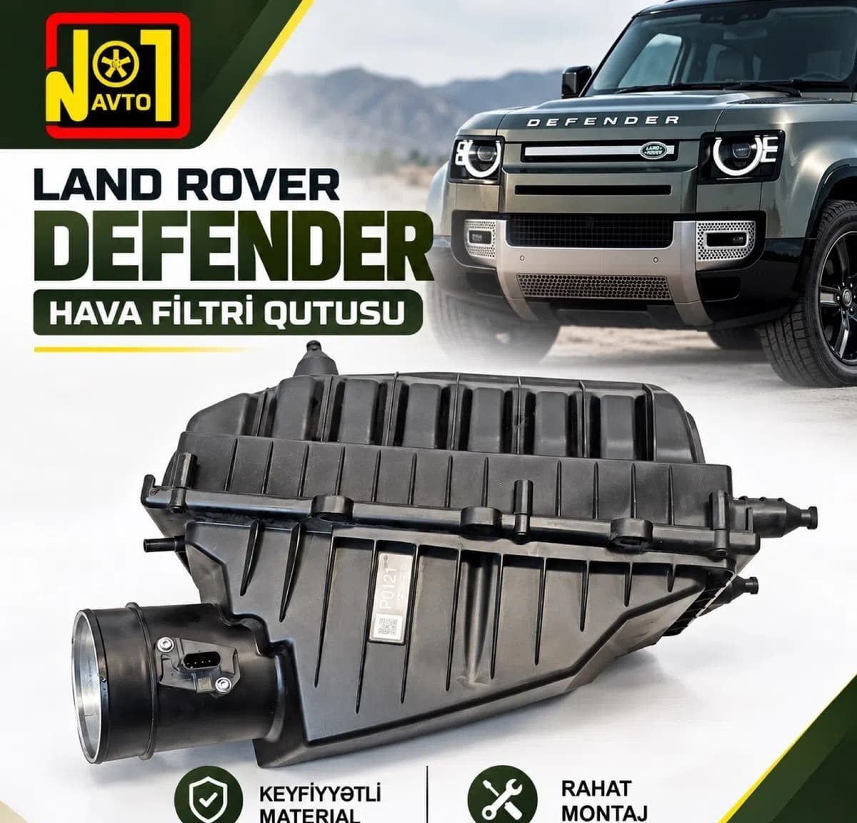 Hava filtr qutusu Land Rover Defender