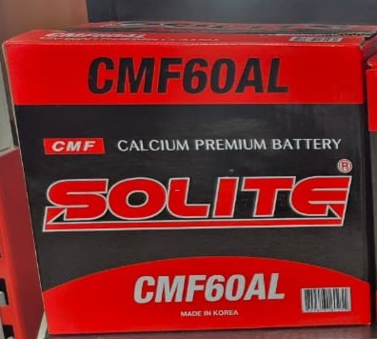 Solite Asia CMF60AL 60Ah 12V Akkumulyator