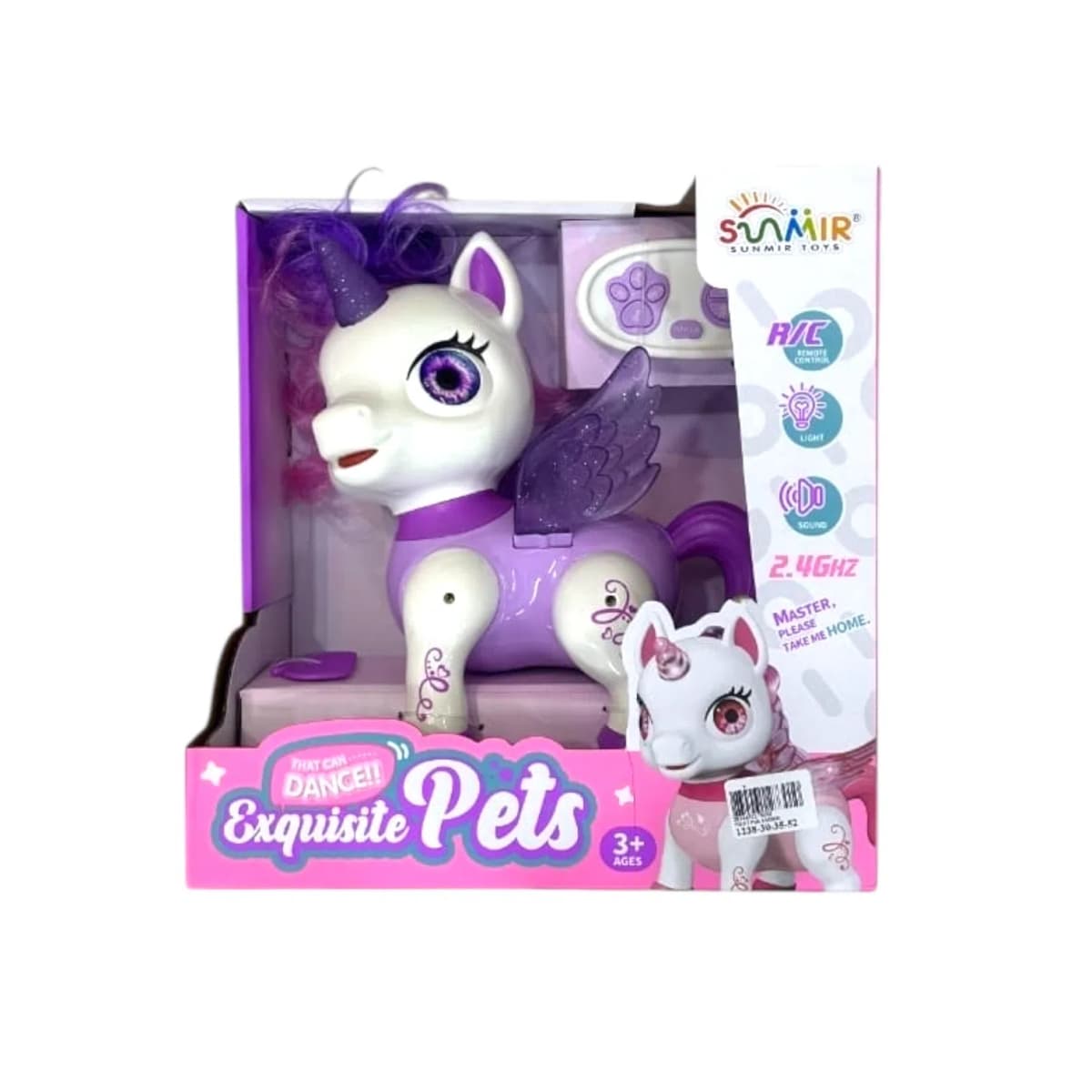 İnteraktiv oyuncaq Sunmir Toys Unicorn, çəhrayı