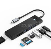 Docking station Orico PWD-7P-BK-EP 7-in-1 — şəkil 1
