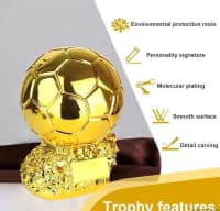 Qızılı Futbol Topu Suvenir Kuboku — şəkil 7