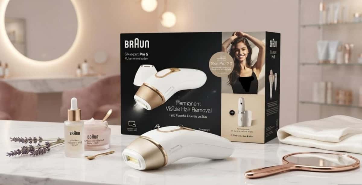 Braun Silk-expert Pro 5 PL5146 Laser Hair Removal System - Tenderyard