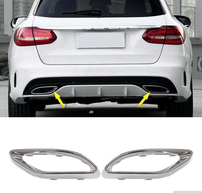 Egzoz ucu çərçivəsi Mercedes W205, W213, W246