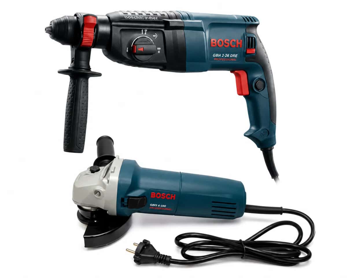 Power Tool Set: Rotary Hammer and Angle Grinder - Tenderyard