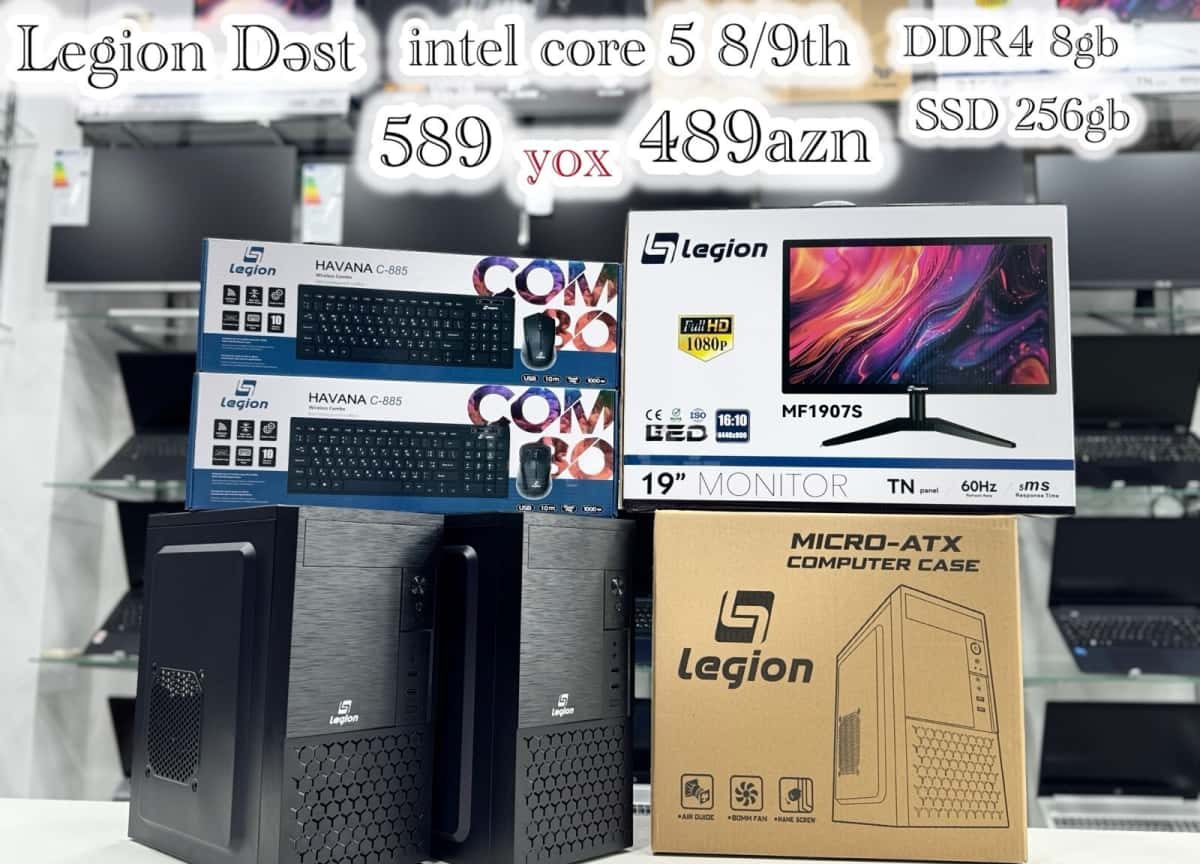 Legion PC Desktop Computer Set - Tenderyard