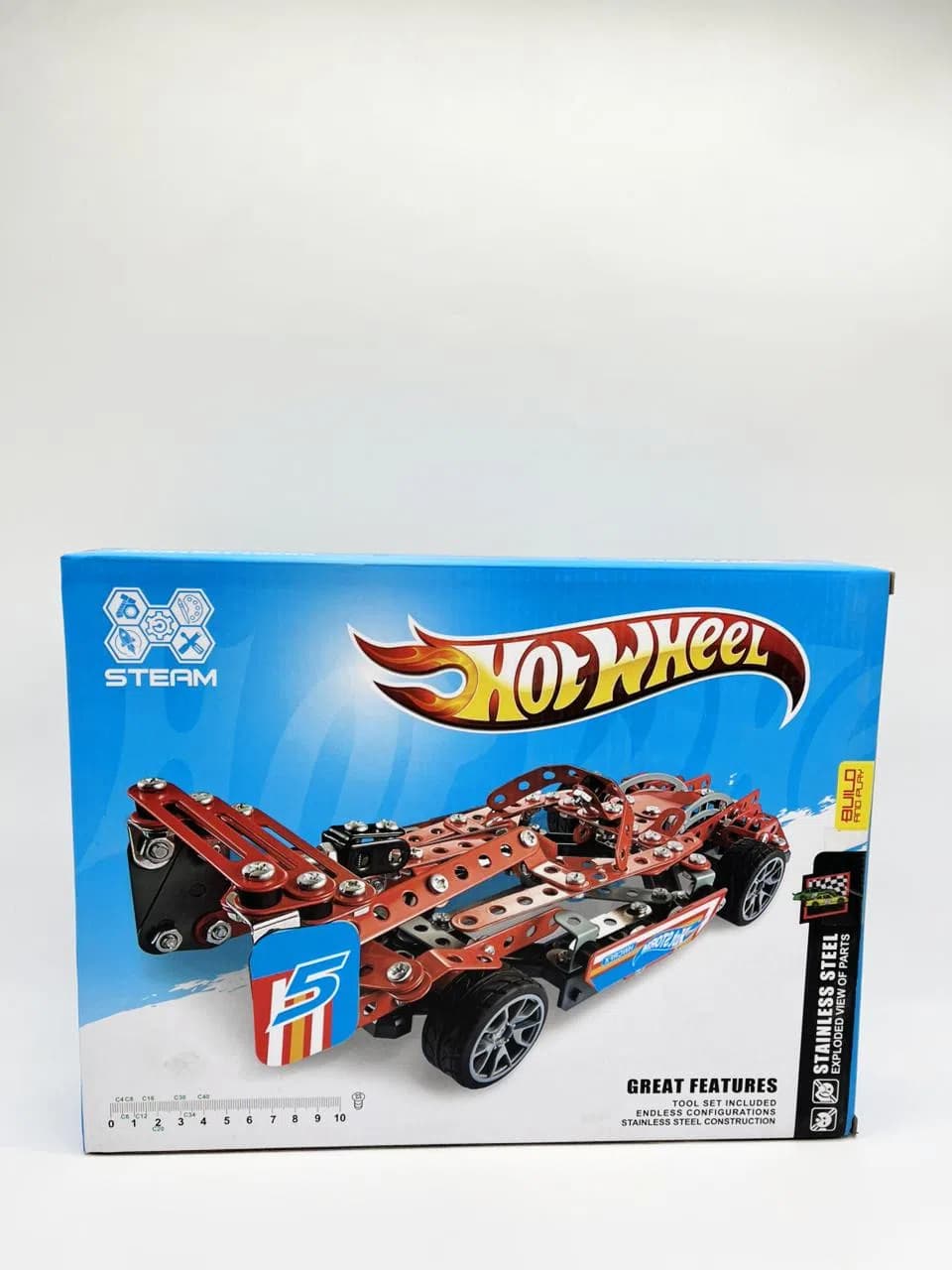 Metal konstruktor Steam Hot Wheel 372 element