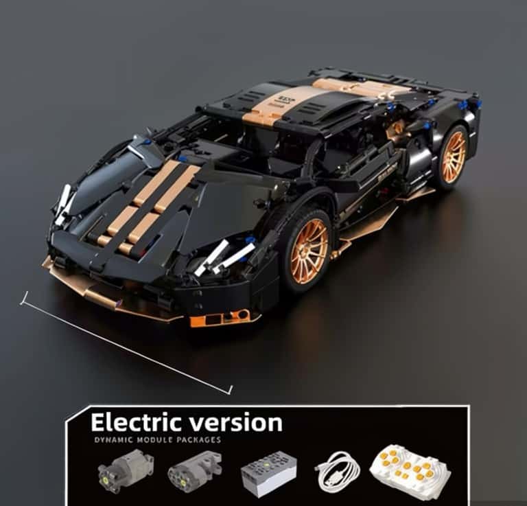 T1003 Sports Car Building Set 1308 Pieces - Tenderyard