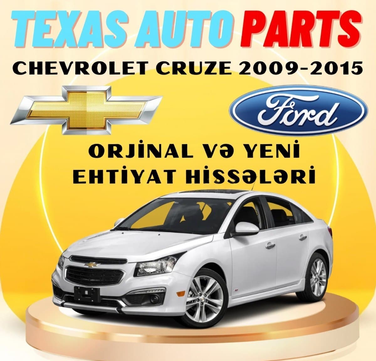 Ehtiyat hissələri Chevrolet Cruze