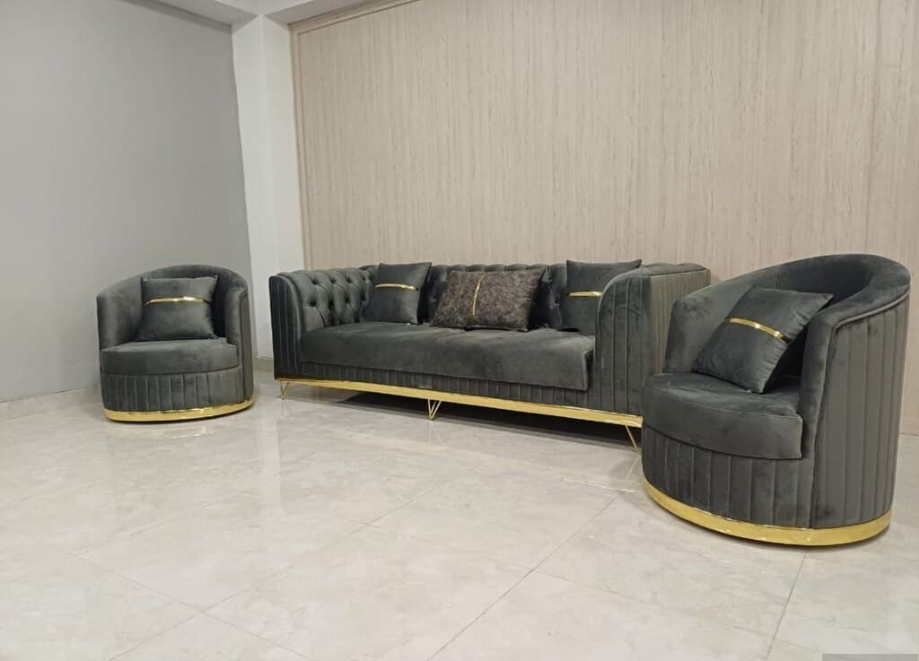 Künc divan, Qarışıq rəng
