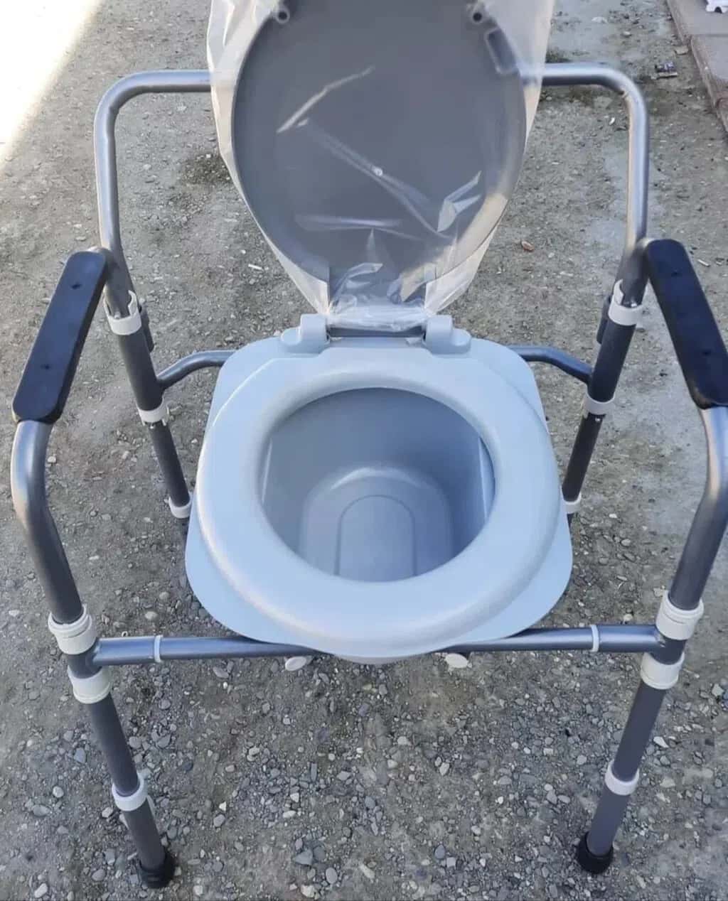 Sanitary commode chair for patients (new) - Tenderyard