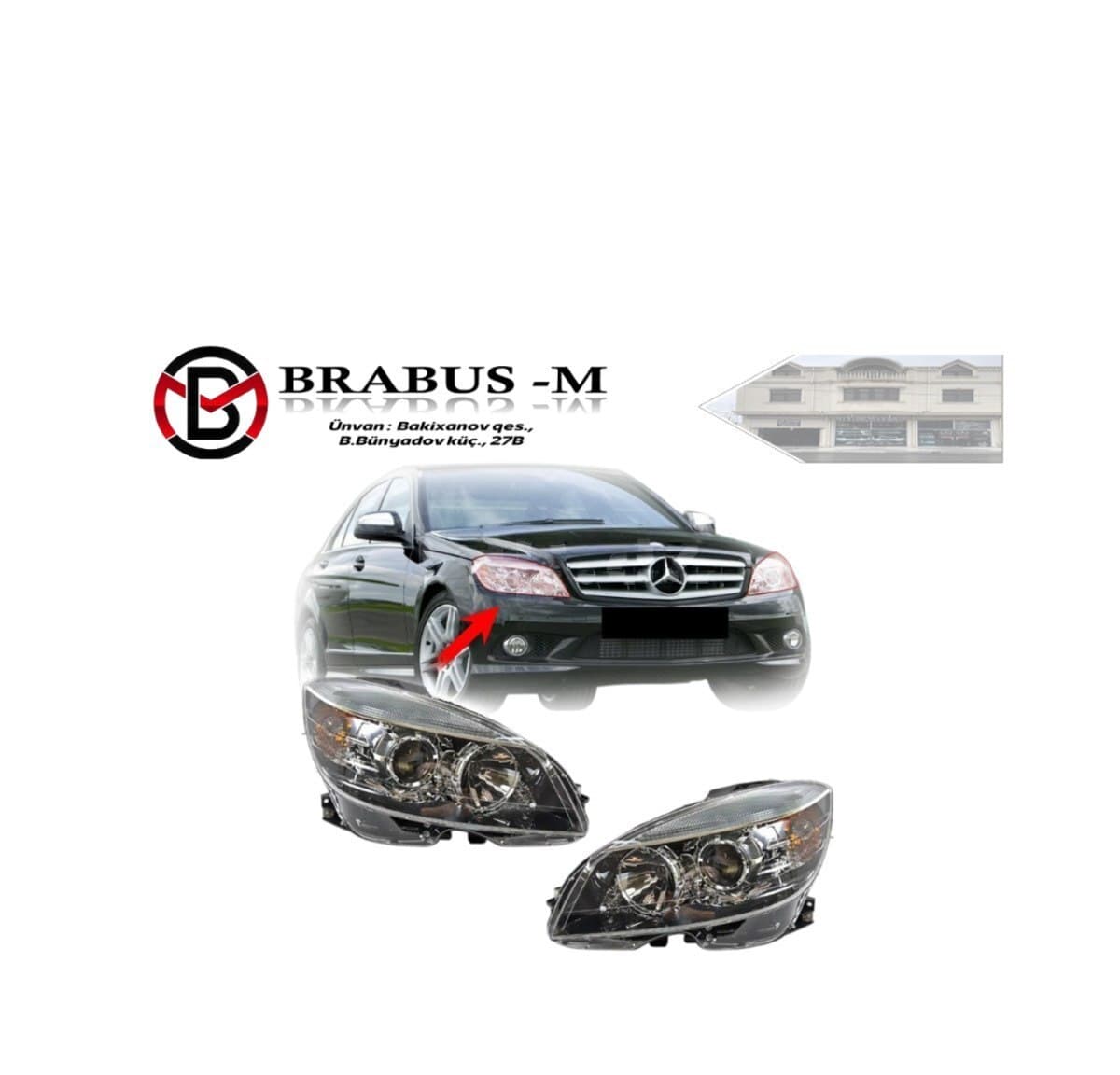 Fara Mercedes W204