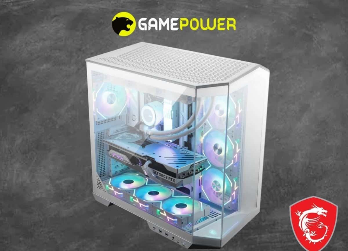 MSI MAG PANO 100L PZ White Computer Case - Tenderyard