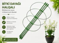 Bitki dayağı 90 sm 4 halqalı — şəkil 1