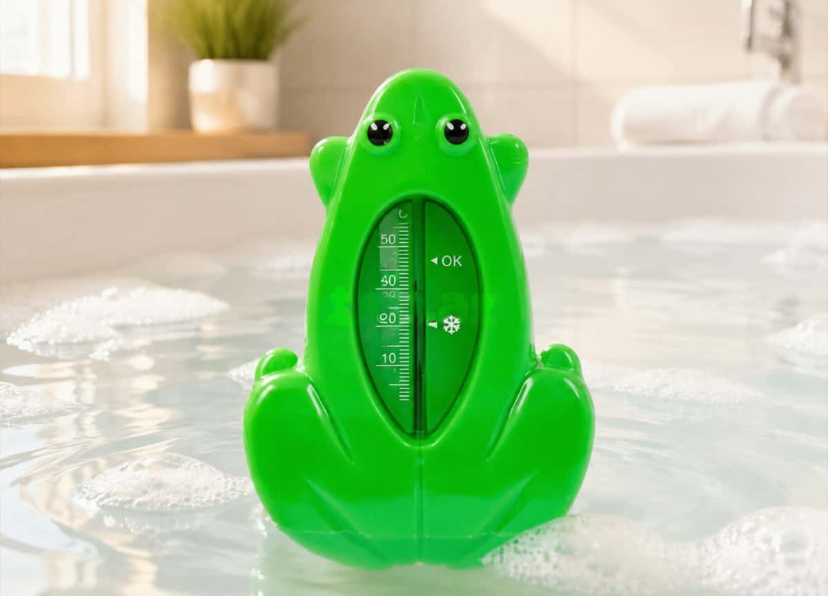 Frog-shaped baby thermometer - Tenderyard