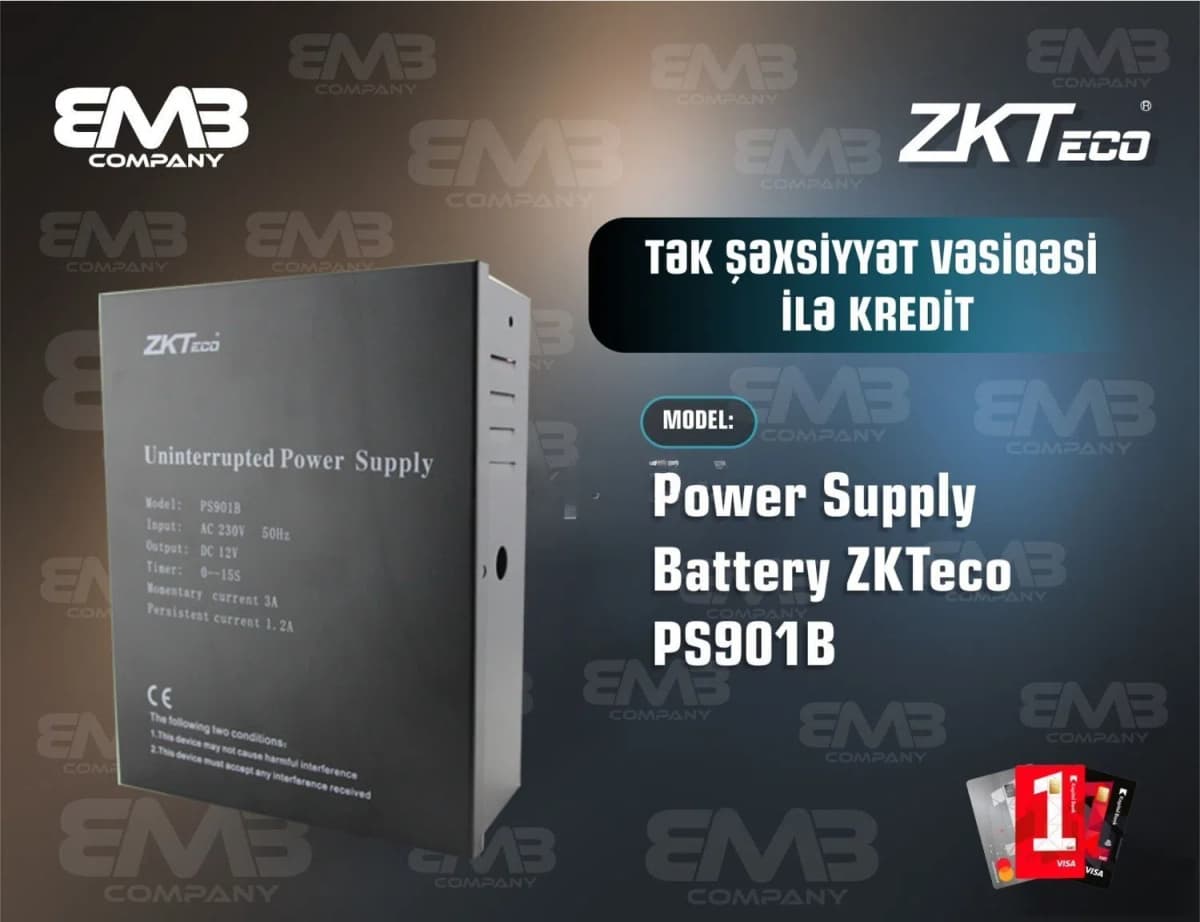 Qida bloku ZKTeco PS901B
