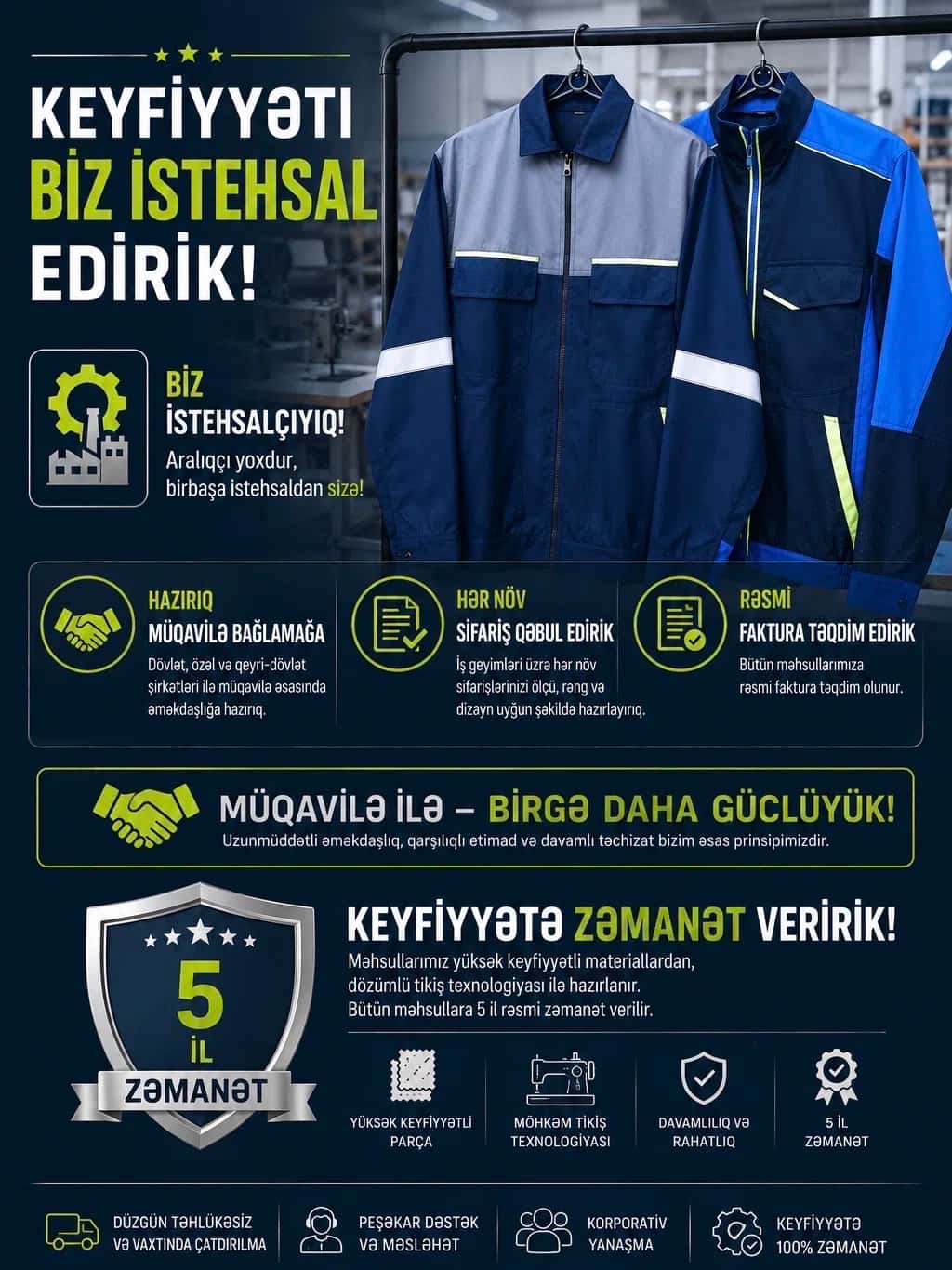 Uniform work jacket - Tenderyard