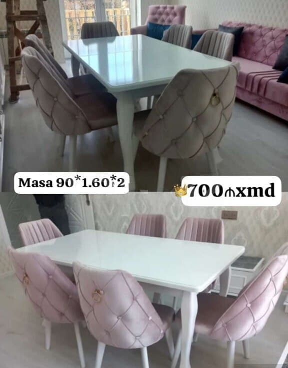 Masa-stul dəsti, Qarışıq rəng