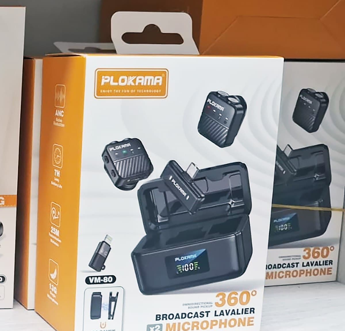Plokama VM-80 Simsiz Yaxa Mikrofonu (2 ədəd)