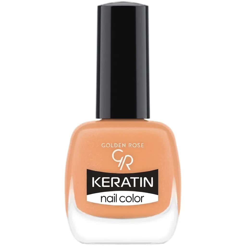 Golden Rose Keratin 109 Peach Nail Polish 9 ml - Tenderyard