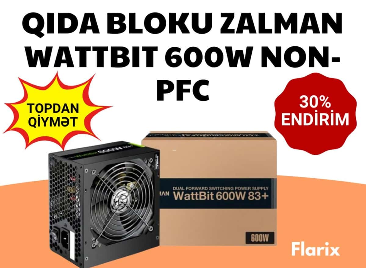Блок питания Zalman Wattbit 600W ZM600-XE - Tenderyard