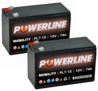 Akkumulyator Powerline 12V 7Ah UPS üçün — şəkil 2