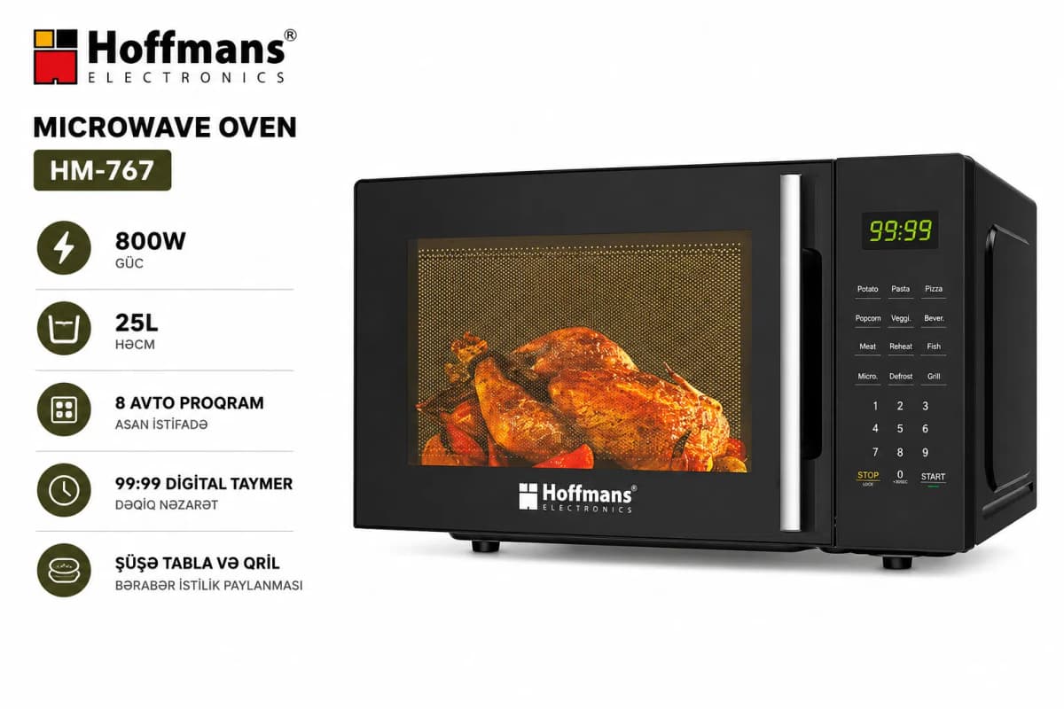 HOFFMANN Mikrodalğalı soba