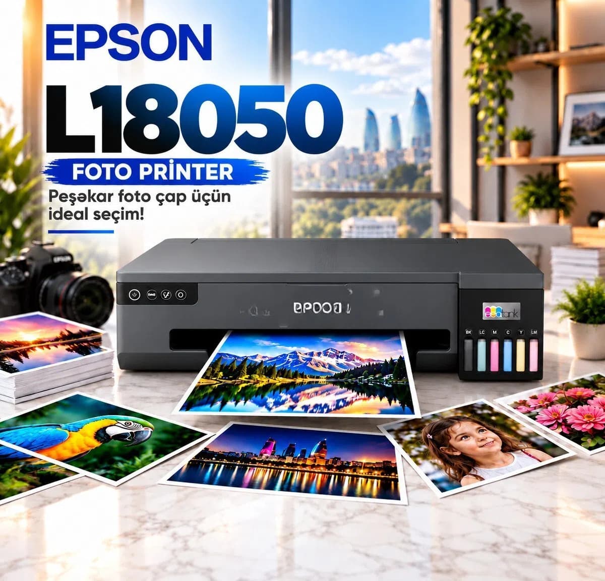 Printer Epson L18050 A3+ rəngli şırnaqlı