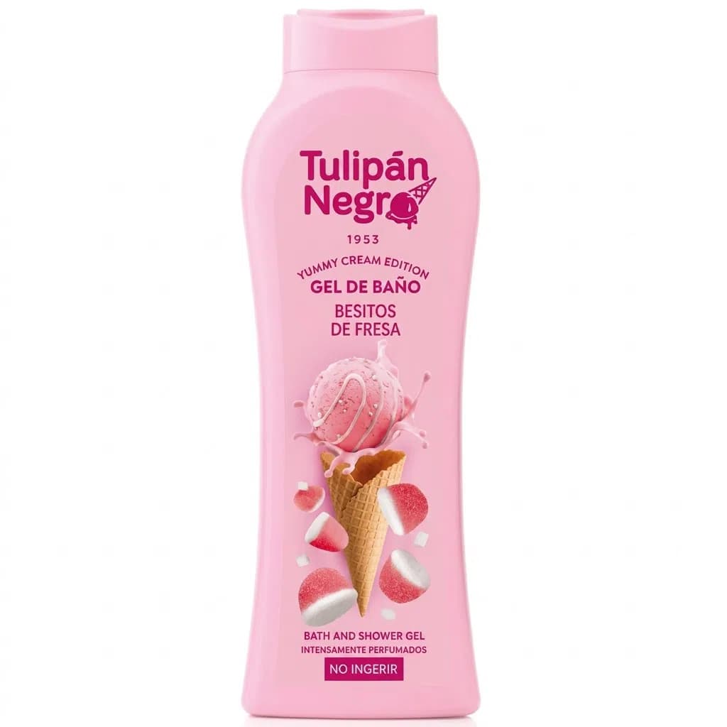 Tulipan Negro Yummy Cream Çiyələkli Duş Geli 650 ml