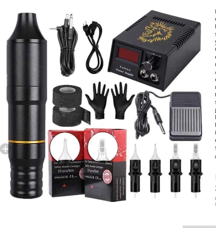 Tattoo machine with 20 tips - Tenderyard