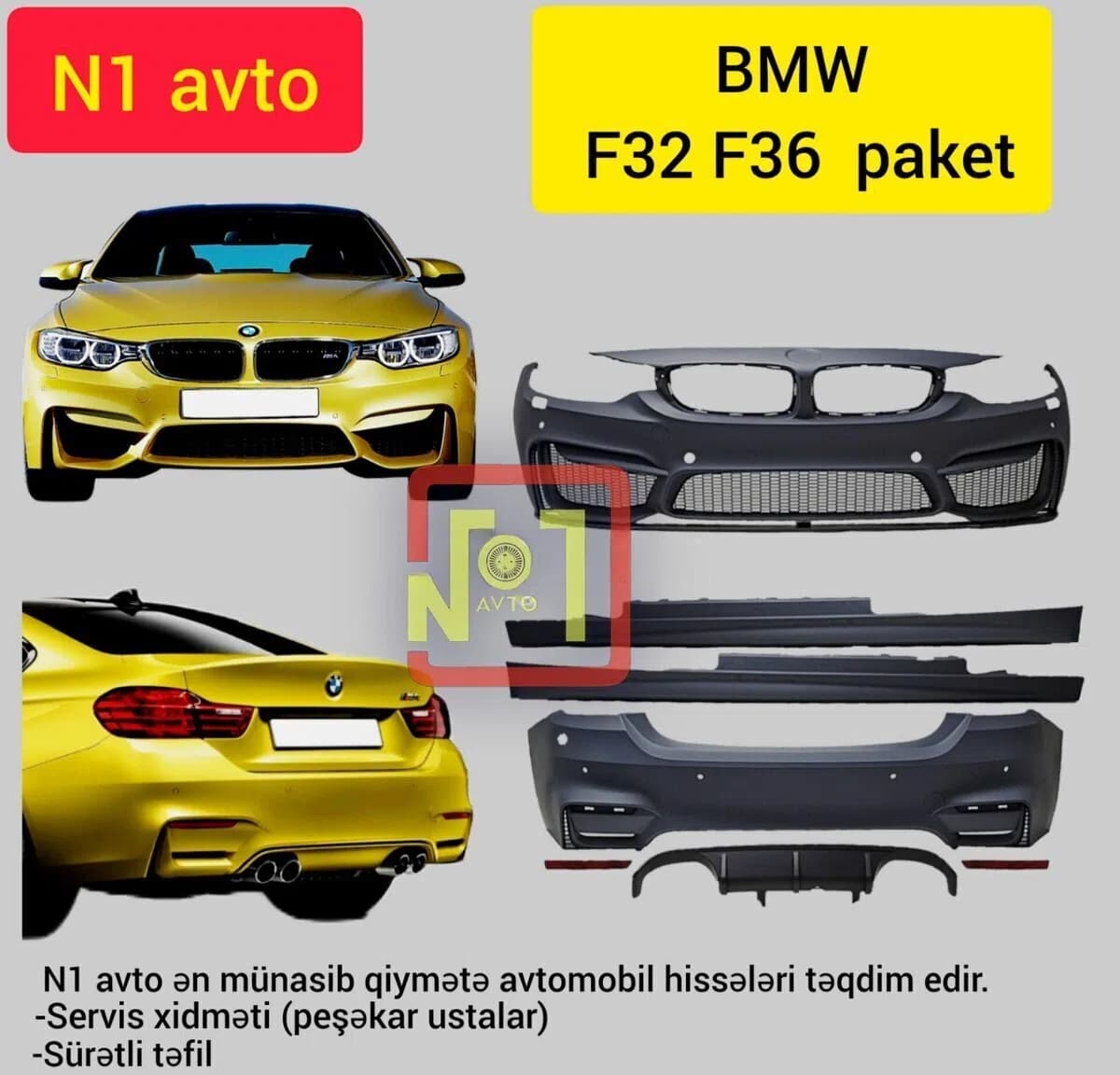 Avtomobil ehtiyat hissələri və body kit paketləri